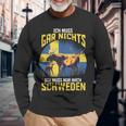 Ich Muss Gar Nichts Ich Muss Nur Nach Sweden Langarmshirts Geschenke für alte Männer