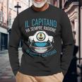 Il Capitano Ha Sempre Ragione Io Sono Il Capitano Barca Maglietta a maniche lunghe Regalos para ancianos
