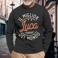 Il Miglior Luca Del Mondo Maglietta a maniche lunghe Regalos para ancianos