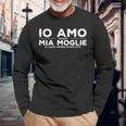 Io Amo Quando Mia Moglie Mi Lascia Andare In Bicicletta Maglietta a maniche lunghe Regalos para ancianos