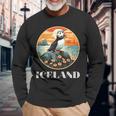 Islanda Puffin Puffin Maglietta a maniche lunghe Regalos para ancianos