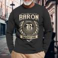 Its A Baron Thing You Wouldnt Understand Name Vintage Long Sleeve T-Shirt Gifts for Old Men