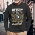 It's A Beeney Thing You Wouldn't Understand Personalized Last Name Beeney Family Crest Coat Of Arm Long Sleeve T-Shirt Gifts for Old Men
