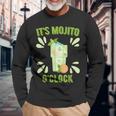 It's Mojito O'clock Aperol Rum Cocktail Detto Divertente Maglietta a maniche lunghe Regalos para ancianos