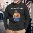 Jesus Kistus S Langarmshirts Geschenke für alte Männer