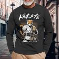 Karateka Karate Fox Langarmshirts Geschenke für alte Männer