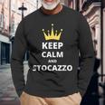Keep Calm And Stocazzo Maglietta a maniche lunghe Regalos para ancianos