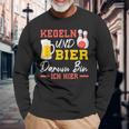 Kegel Und Bier Langarmshirts Geschenke für alte Männer