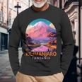 Kilimanjaro Travel Adventure Travel Kilimanjaro Tanzania Langarmshirts Geschenke für alte Männer