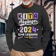 Kita Abgänger 2024 Kindergarten Farewell Graduation Langarmshirts Geschenke für alte Männer