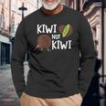 Kiwi Non Kiwi Con Collo A Maglietta a maniche lunghe Regalos para ancianos