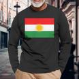 Kurdistan With Kurden Flag Langarmshirts Geschenke für alte Männer