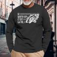 Le Moto Gp C'est Laie Moto Gp Courses Motos Motard Humour T-shirt à manches longues Cadeaux pour les vieillards