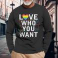 Lgbt Pride Bandiera Dell'arcobaleno Lesbian Transgender Omosessuale Maglietta a maniche lunghe Regalos para ancianos