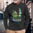Lime Nautico Alla Frutta Maglietta a maniche lunghe Regalos para ancianos