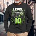 Livello 10 Controllerideogiochi 10° Compleanno Giocatore Regalo Ragazzi Maglietta a maniche lunghe Regalos para ancianos