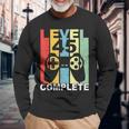 Livello 45 Completo 45 Compleanno 45 Anni Maglietta a maniche lunghe Regalos para ancianos