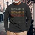 Love Michaelis Grunge Imintage-Stil Schwarz Michaelis Langarmshirts Geschenke für alte Männer