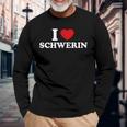 I Love Schwerin Langarmshirts Geschenke für alte Männer