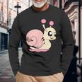 Lumaca Kawaii Maglietta a maniche lunghe Regalos para ancianos