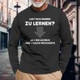 Lust Mich Knownenlern Ja Ein Lächeln Nein Salto Backwards S Langarmshirts Geschenke für alte Männer