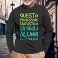 Maglia Professore Fantastico Regalo Divertente Fine Anno Maglietta a maniche lunghe Regalos para ancianos