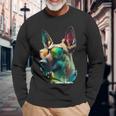 Malinois Pastore Belga Cane Da Passeggio Proprietario Del Ca Maglietta a maniche lunghe Regalos para ancianos