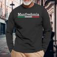 Manfredonia Città Italiana Bandiera Italia Langarmshirts Geschenke für alte Männer