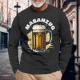 Maßanzug Maß Bier Bayrischer Spruch Maßkrug Bierkrug Langarmshirts Geschenke für alte Männer