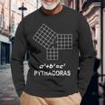 Matematica Teorema Di Pitagora Maglietta a maniche lunghe Regalos para ancianos