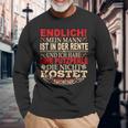 Mein Mann Ist In Der Rente Und Ich Habe Putzperlle-Rentner My Man Langarmshirts Geschenke für alte Männer