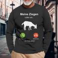 Meine Goat My Goat Langarmshirts Geschenke für alte Männer