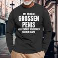 With Meiner Große Kompensiere Ich Sex Slogan Langarmshirts Geschenke für alte Männer