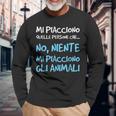 Mi Piacciono Gli Animali Divertente Frasi Citazione o Maglietta a maniche lunghe Regalos para ancianos
