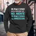 Mi Piacciono Le Immersioni Sub Subacqueo Frase Divertente Maglietta a maniche lunghe Regalos para ancianos