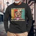 Mi Piace Red Pitbull E Forse 3 Persone Proprietario Di Un Caneintage Maglietta a maniche lunghe Regalos para ancianos