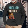 Miglior Moglie Dal 1979 Anni 45 Anniversario Matrimonio Maglietta a maniche lunghe Regalos para ancianos