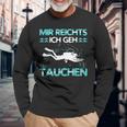 Mir Reichts Ich Geh Diving Outfit Diving Langarmshirts Geschenke für alte Männer