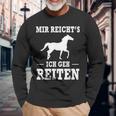 Mir Reicht's Ich Geh Riten Slogan Langarmshirts Geschenke für alte Männer