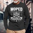 Moped Screwdriver Moped Driver Bicycle Motorcycle Spark Plug Langarmshirts Geschenke für alte Männer