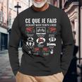 Moto Gp Courses Ce Que Je Fais Moto Gp Motard Humour T-shirt à manches longues Cadeaux pour les vieillards