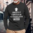 Motociclista Figo Divertente Idea Regalo Per Motociclisti Maglietta a maniche lunghe Regalos para ancianos