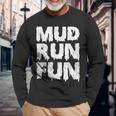 Mud Run Fun Langarmshirts Geschenke für alte Männer