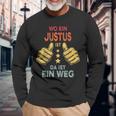 Name Justus Wo Ein Justus Istorname Langarmshirts Geschenke für alte Männer