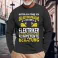 Natürlich Führe Ich Selbstgespräche Elektriker Langarmshirts Geschenke für alte Männer