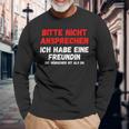 Nicht Ansprechen Ich Habe Eine Freundin Langarmshirts Geschenke für alte Männer