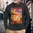 No Grain No Pain Meme Maglietta a maniche lunghe Regalos para ancianos