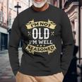 Non Sonoecchio Sono Ben Stagionatoecchia Cucina Cucina Chef Cuochi Maglietta a maniche lunghe Regalos para ancianos