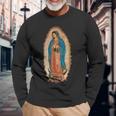 Nostra Signora De Guadalupe Sant Mary Per Cristiani Cattolici Maglietta a maniche lunghe Regalos para ancianos