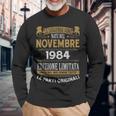 Novembre 1984Intage Maglia 40 Compleanno Anni Uomo Donna Maglietta a maniche lunghe Regalos para ancianos
